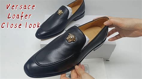 women's versace loafers|medusa apron toe loafer men.